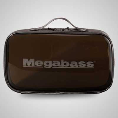 MEGABASS CLEAR POUCHU(NA|[`U) (L) BLACK